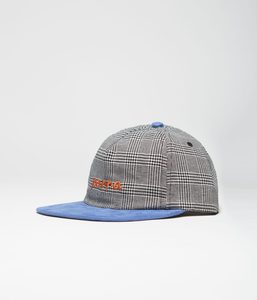 by Parra Lowercase Logo 5 Panel Cap - Blue