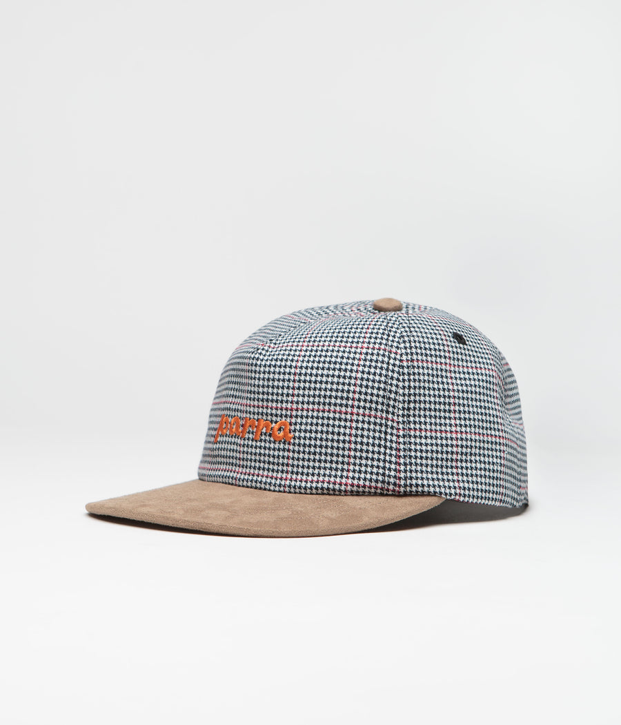 by Parra Lowercase Logo 5 Panel Cap - Mushroom