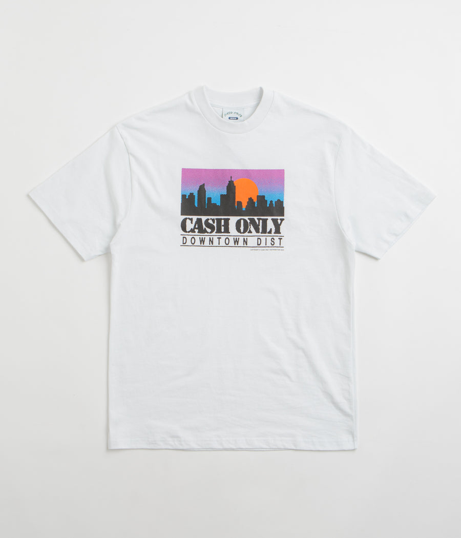 Cash Only Skyline T-Shirt - White