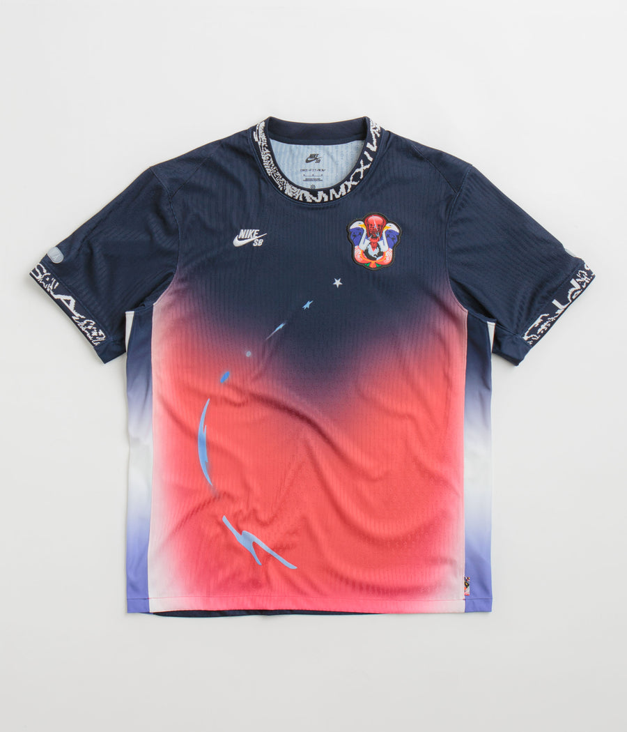 Nike SB Team USA Jersey - Obsidian / Bright Crimson / White