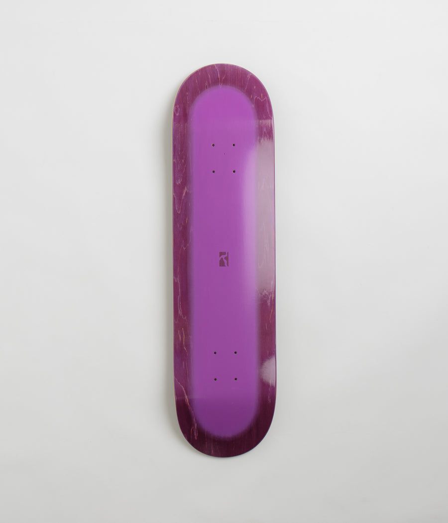 Poetic Collective Neon Purple High Concave Deck - 8.25"