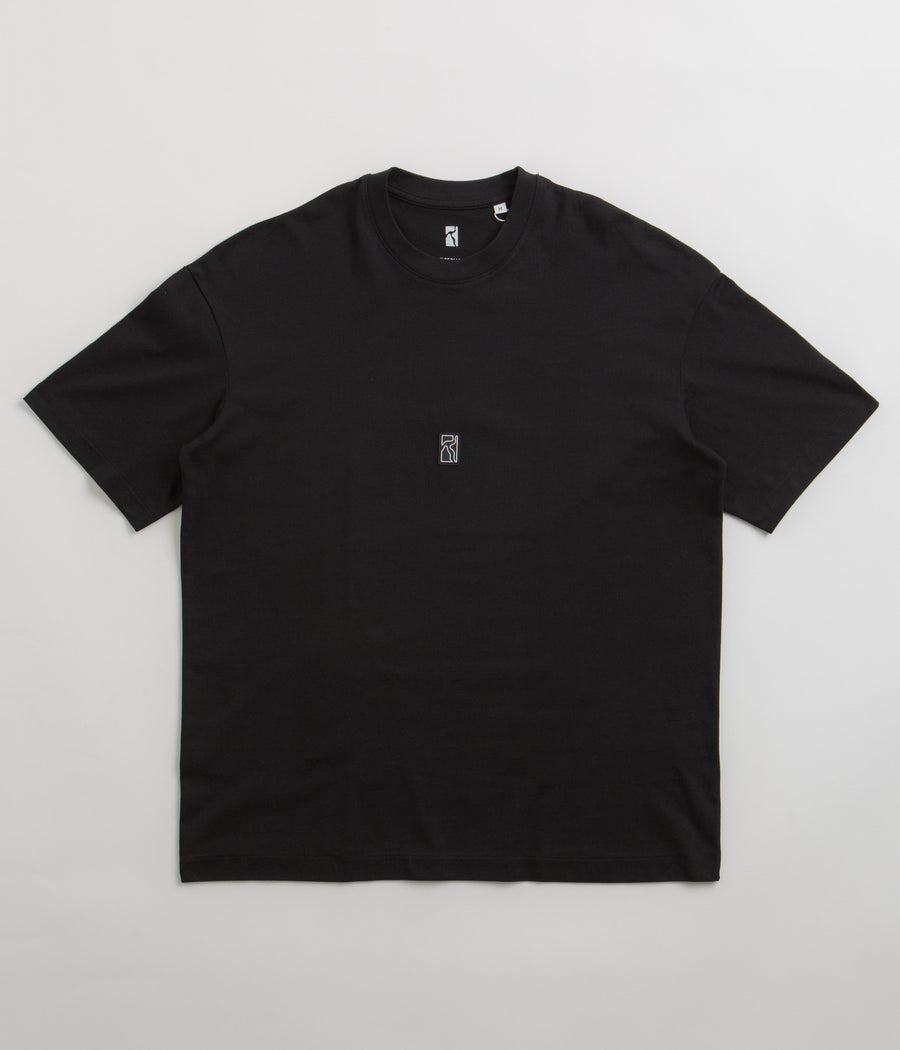 Poetic Collective Rubber Patch T-Shirt - Black