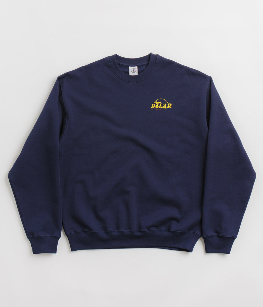 Polar Dreams Dave Crewneck Sweatshirt - Dark Blue