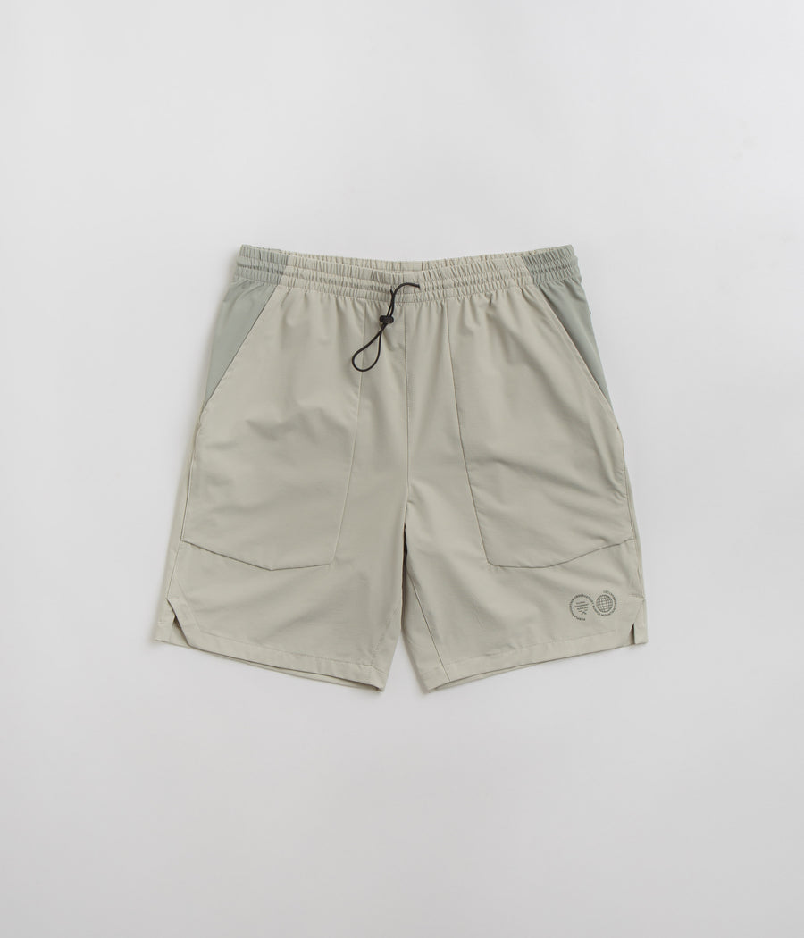 Purple Mountain Observatory Blocked Climbing Shorts - Grey Teal