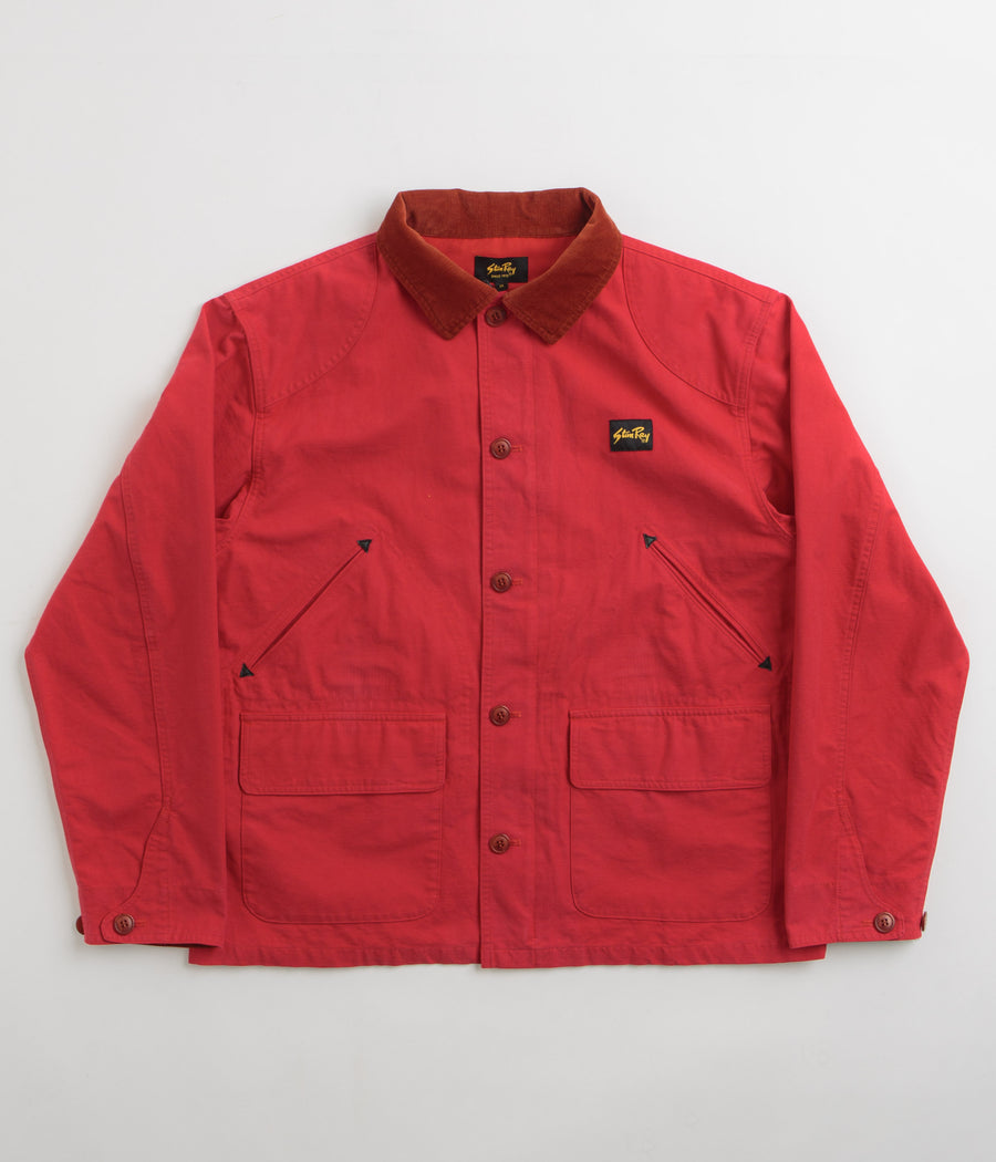 Stan Ray Hunters Jacket - Aged Red Half Panama