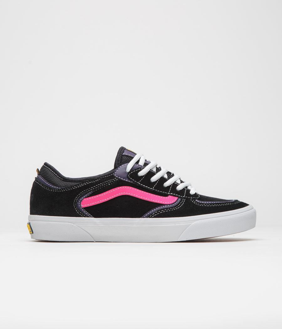Vans Skate Rowley Shoes - Black / Pink